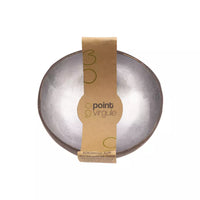 Coconut bowl metallic greyish blue