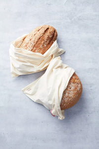 Sac à pain en coton 32x47cm