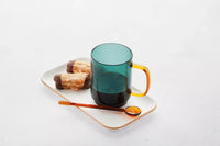 Tasse vert/ambre 340ml