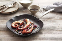 Pan-à-moi cast iron grill pan with excalibur non-stick coating 28x28cm