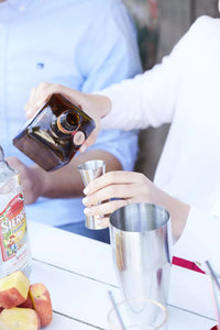 Set cocktail avec cuillère - mesureur - pilon à cocktail & cobbler shaker