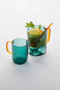 Tasse vert/ambre 340ml