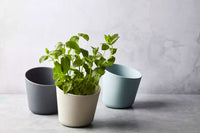 Pot à épices en fibre de bambou gris foncé