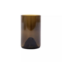 Set de 4 verres en verre surcyclé vert olive 350ml