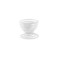 Wire egg cup white