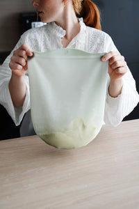 Set de 2 sacs de pétrissage en silicone platine Iceberg Green