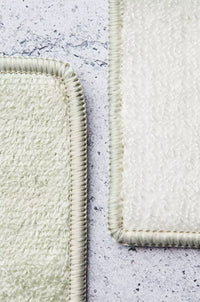 Chiffon en fibre de bambou blanc 25x25cm