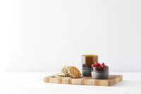 Set van 4 serveerkommen uit upcycled glas roodbruin 100ml