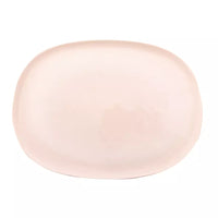 Plat de présentation blanc cassé 35x26cm