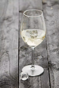 Set de 6 glaçons en cristal avec pochette